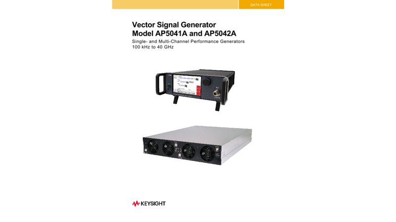 G3 Vector Signal Generator Model AP5041A and AP5042A
